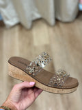 Corkys Yes Please Clear Sandals w Studs