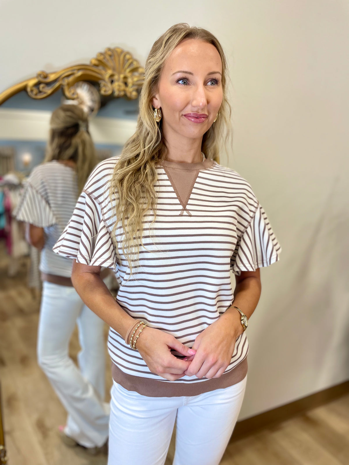 Faculty Favorite Top Taupe