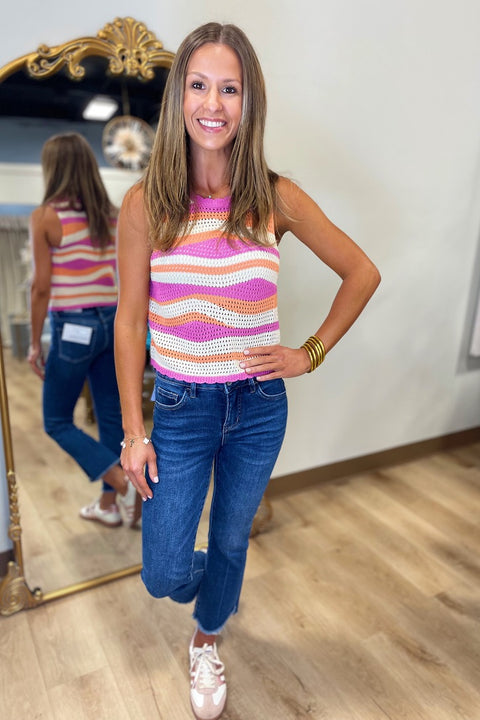 Neapolitan Cream Top Pink
