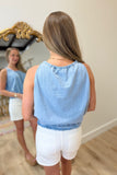 RD Style Karen Denim Top Stone Wash