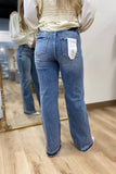 Risen Low Rise Wide Leg Jean Medium