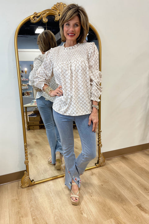 Friday Afternoon Smocked Blouse