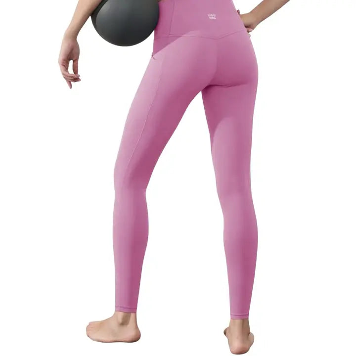 Lulu Mac Solid Leggings Pink