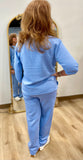 Multiples 2 Piece Quilted Set Cornflower