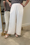 Umgee Cotton Slub Pant Cream