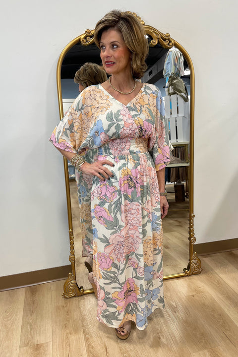 Charlie B Printed Maxi Dress Dahlia