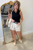 Renuar Patch Pocket Shorts Gold