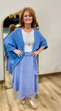 Tempo Paris Fringe Hem Skirt Denim