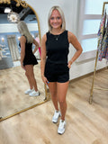 City Ready 2 Piece Short Set Black