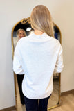 Renuar V Neck Patchwork Sweater