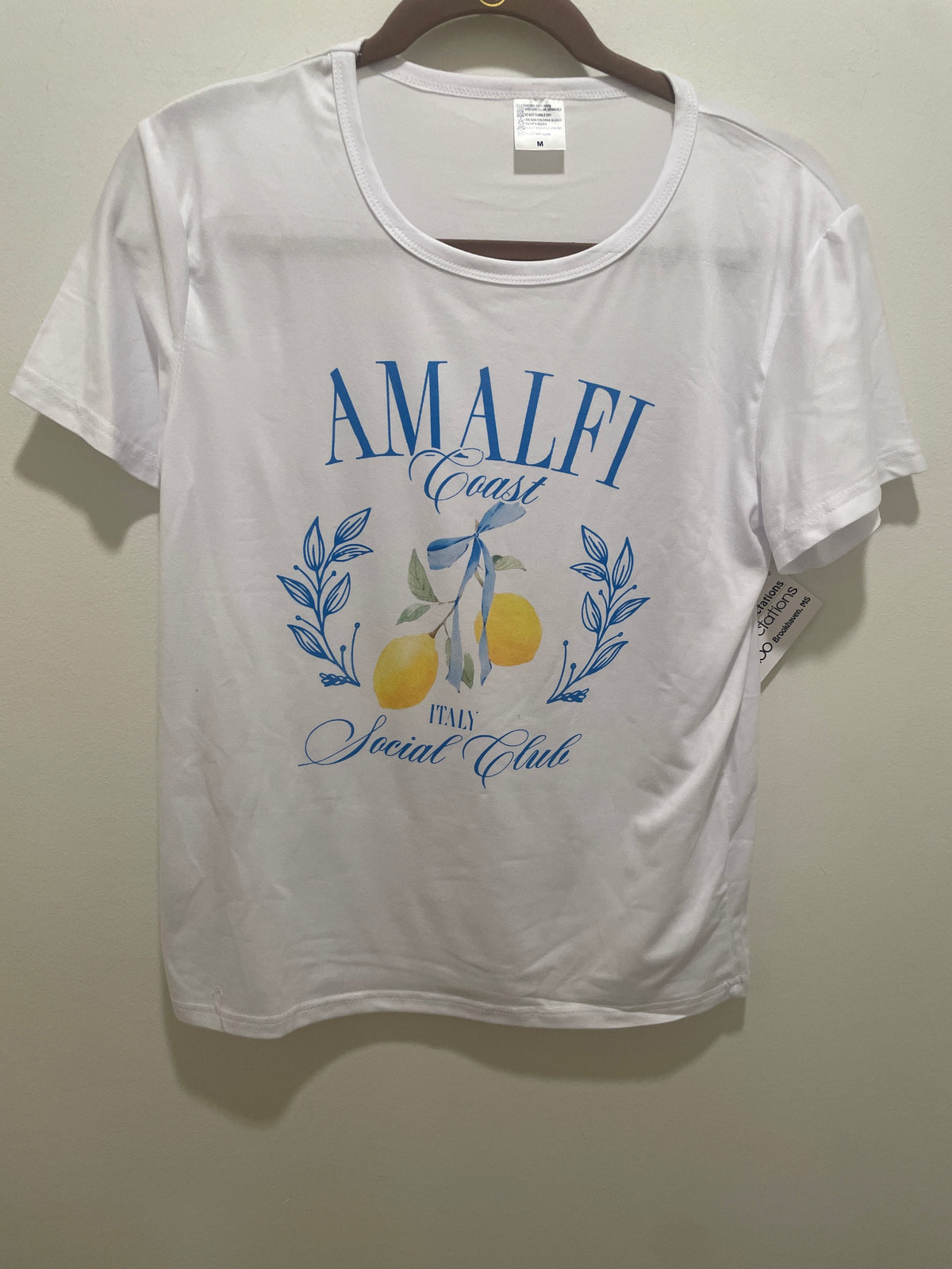 Amalfi Coast Tee White
