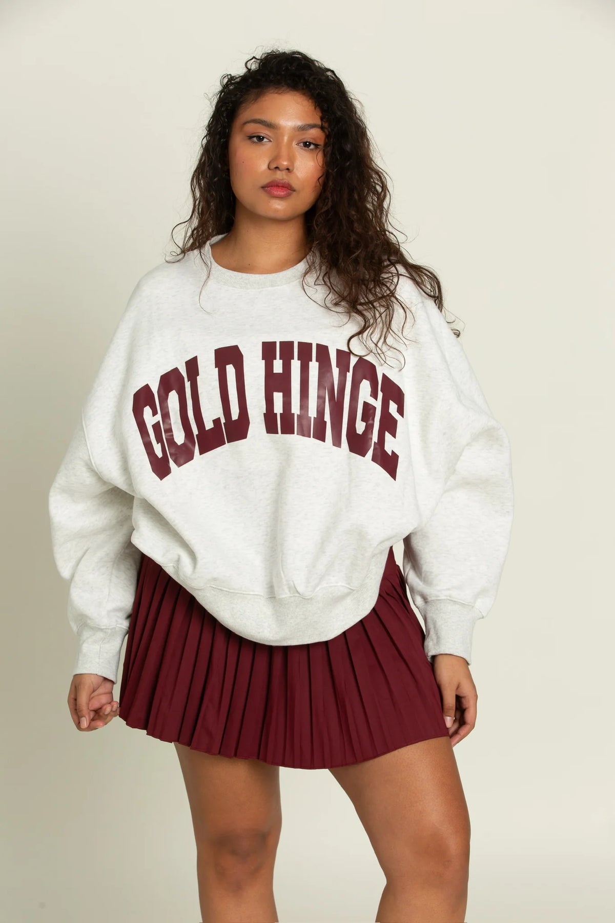 Gold Hinge Heather Grey Sweatshirt