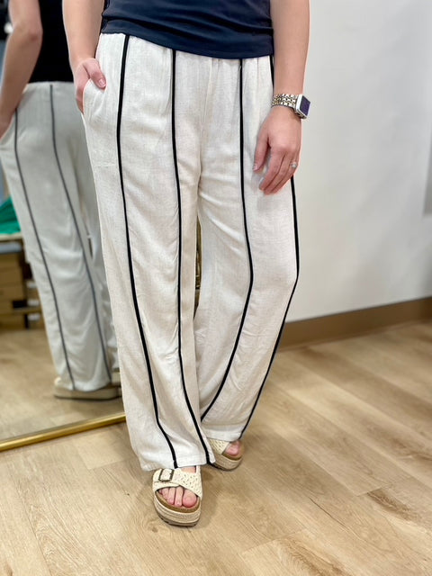 Ocean Drive Linen Pants Earth