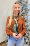 Another Love Anika Pinched Sleeve Top