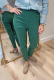 Renuar Pull On Ankle Pants Olive