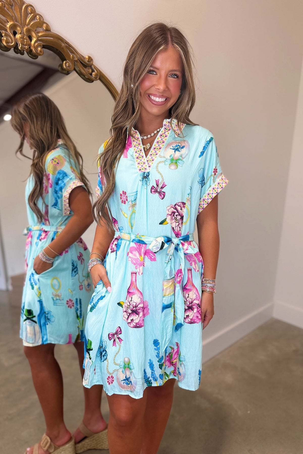Umgee Moments in Mint Dress