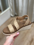 Corkys Chit Chat Sandal Almond