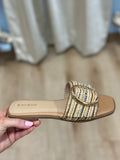 View Slide Sandal Tan Multi