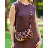 Caroline Hill Joan Crossbody Spotted Saddle