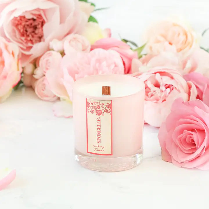 Spongelle' Peony Flower Private Reserve Candle