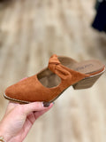 Corkys Oh Bow She Didn't Rust Faux Suede