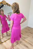 Dylan Eva Dress Magenta