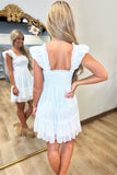 Dottie's Day Dress White
