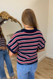 Dear John Yelena Sweater Midnight Stripe70