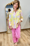 Charlie B Printed Shirt Lemonade