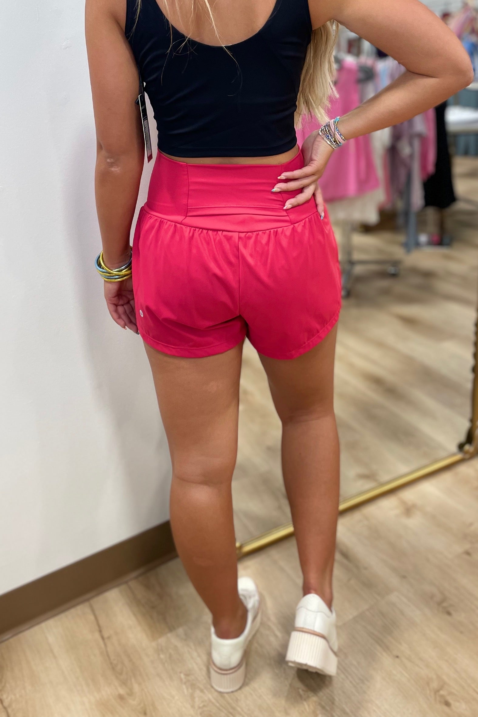 Halara Super High Waisted Yoga Shorts 2.5" Winterberry