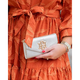 Caroline Hill Carlington Clutch Pearl