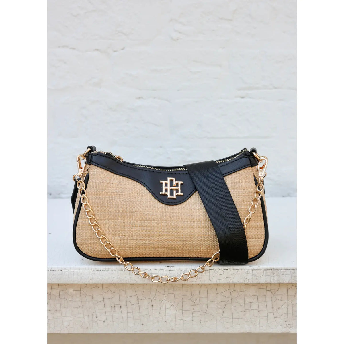 Caroline Hill Gianna Crossbody Black