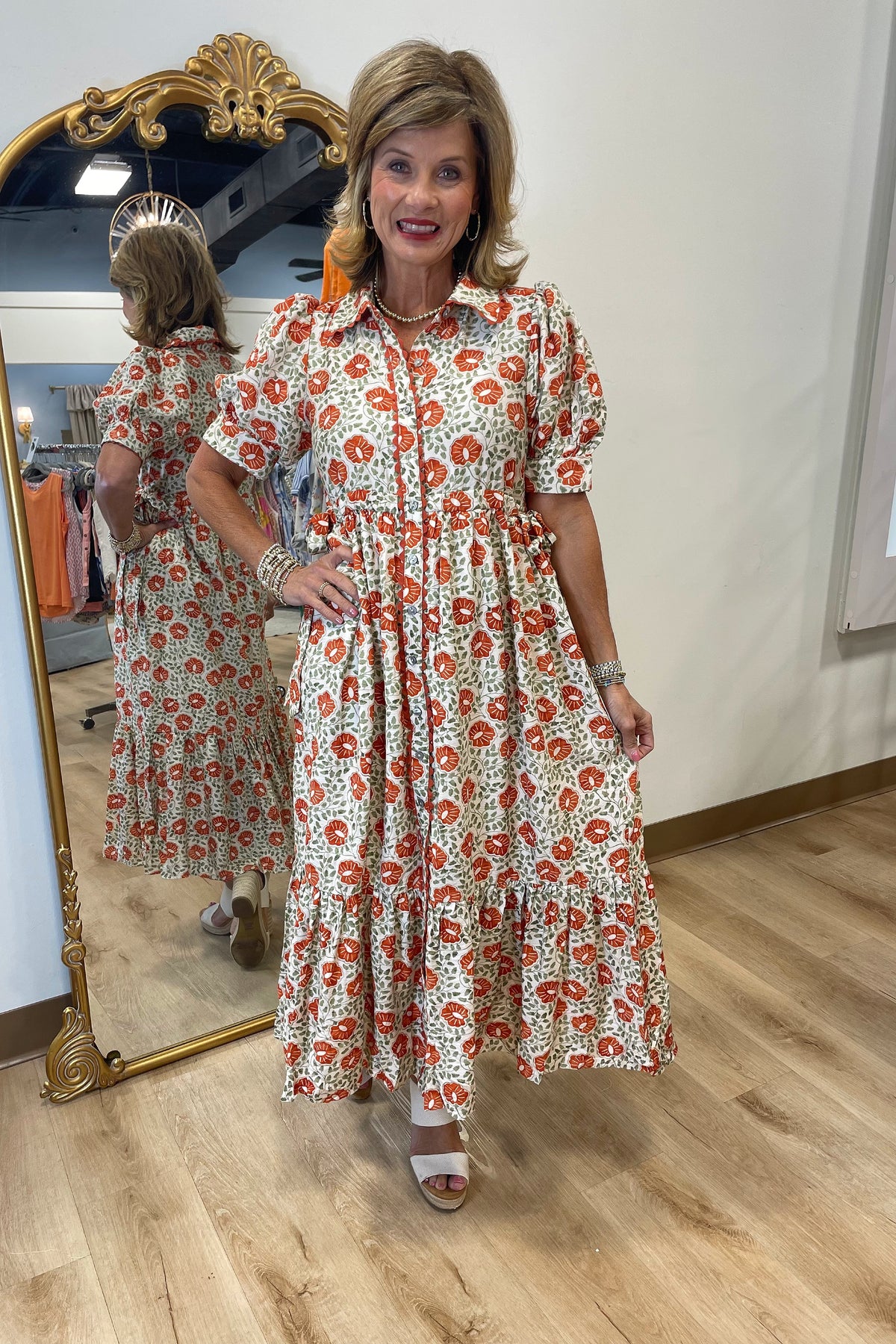 orange blossom dress shop Kallie Orange Blossom Dress XL / Orange Blossom