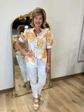 Floral Festival Blouse Yellow