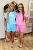 Day Tripping Short Set Blue
