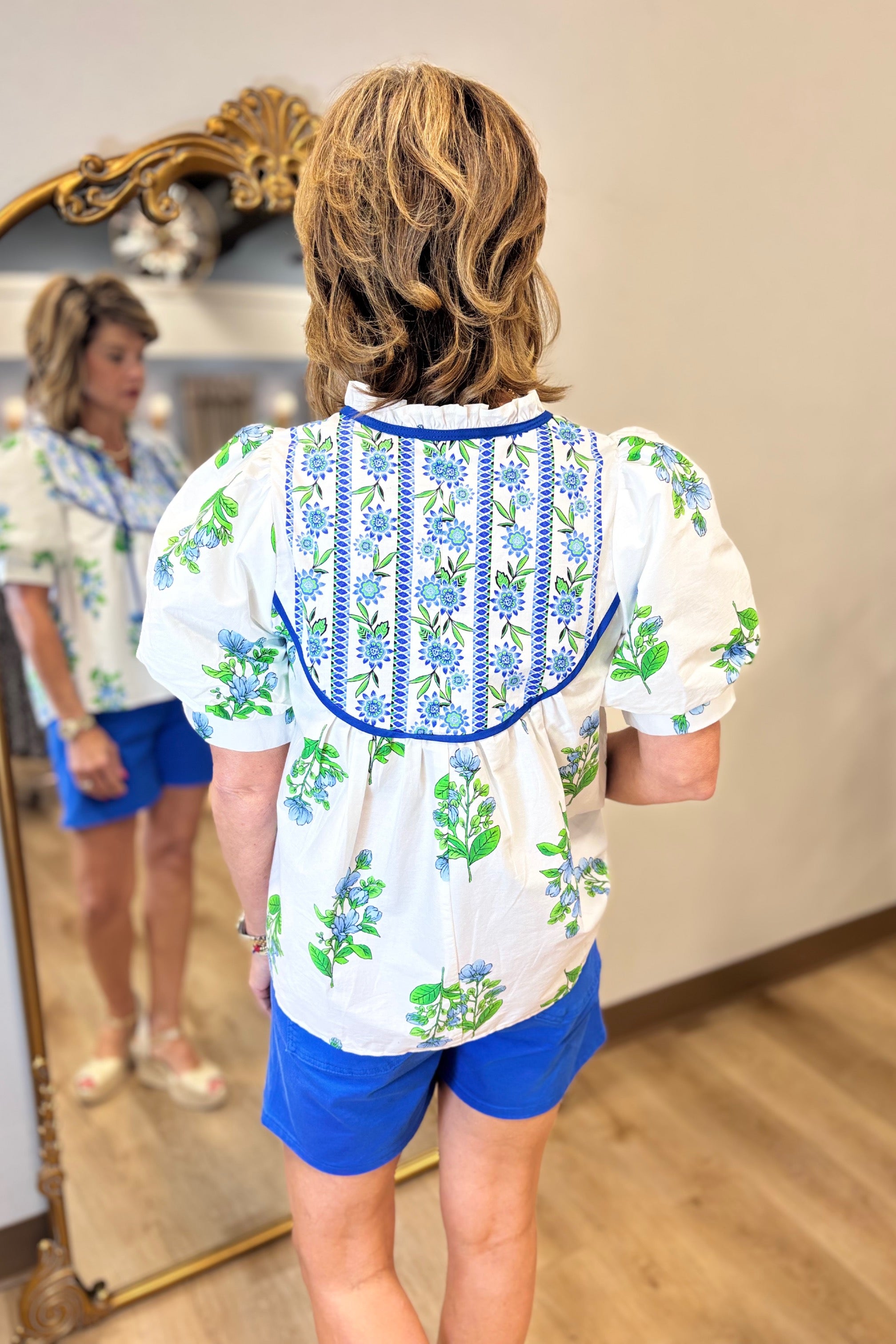 Boho Bloom Blouse White