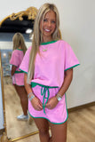 Summer Sport 2 Piece Set Pink