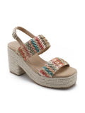 Wedge Espadrille Sandals Multi