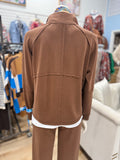 Multiples Zip Front Top Coffee