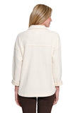 Multiples 1 Pocket Hi Lo Top Winter White