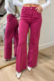 Dear John Fiona Wide Leg Jean Tibetan Red