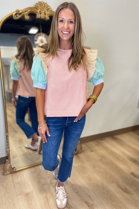 Confetti Stripe Top