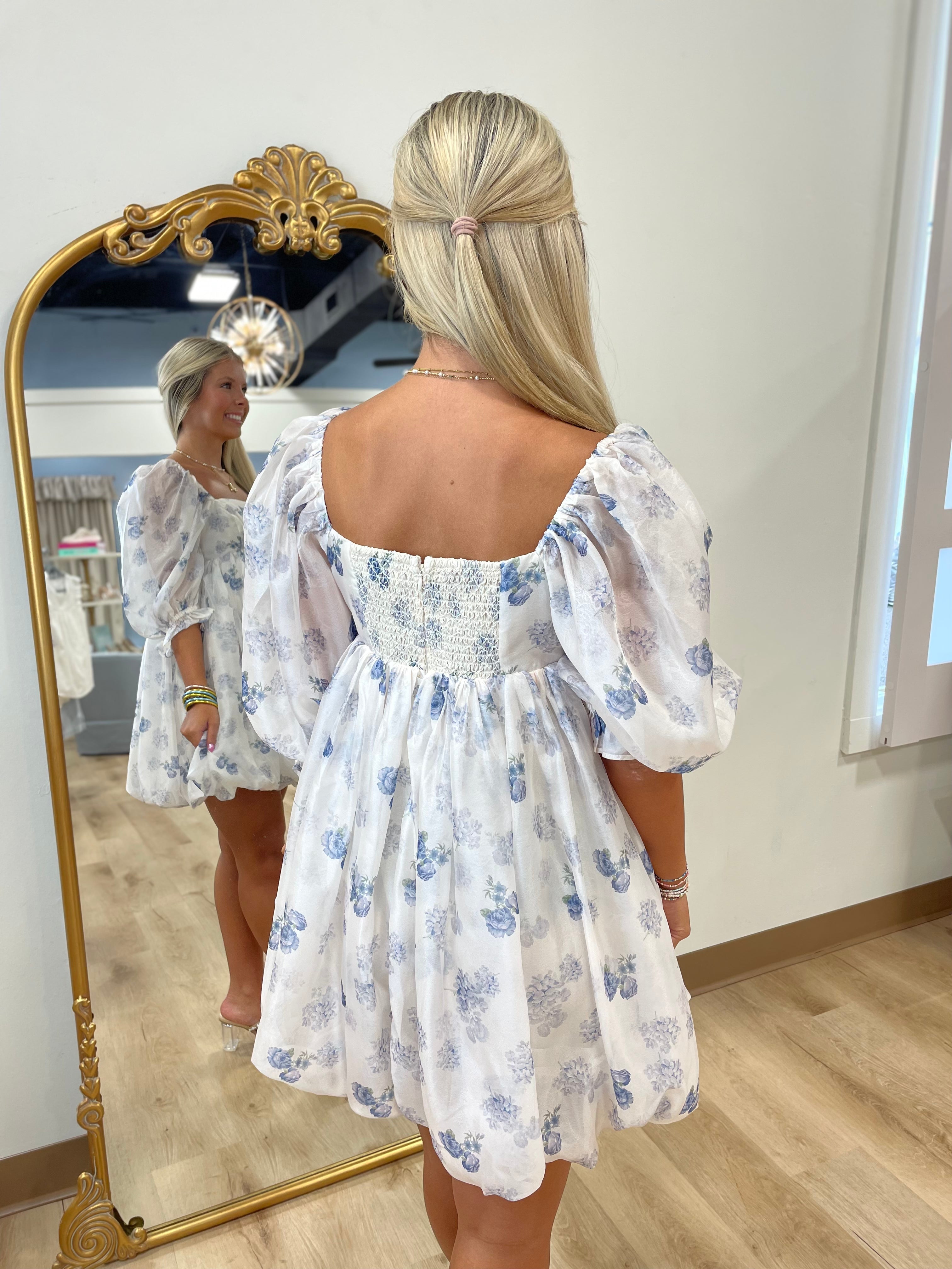 Tularosa Mini Dress Periwinkle