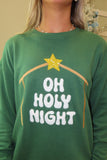 Jane Marie Oh Holy Night Sweatshirt Green