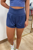 Halara Super High Waisted Yoga Short Indigo