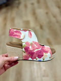 Corkys Frisky Floral Wedge