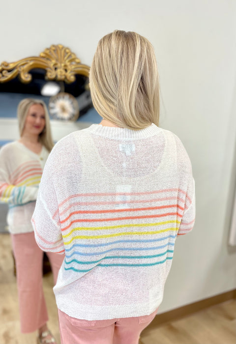 Mudpie Barker Cardigan White