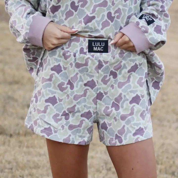 Lulu Mac Waffle Short Camo