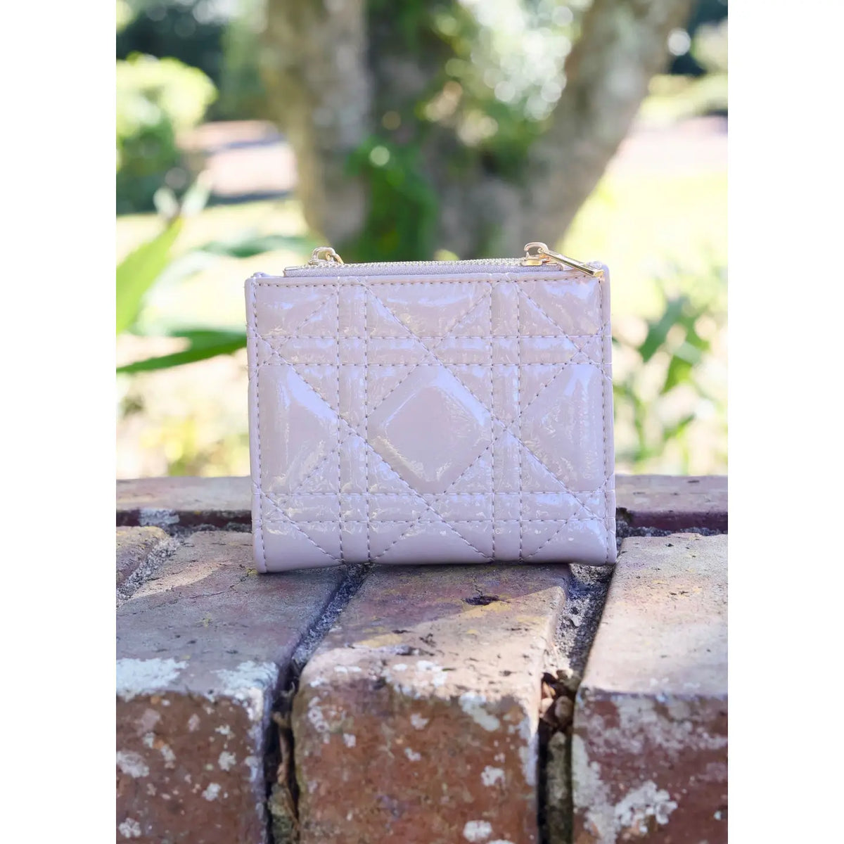 Caroline Hill Monica Wallet Nude Patent LQ