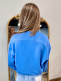 RD Style Lucie Crewneck Crop Pullover Dusk